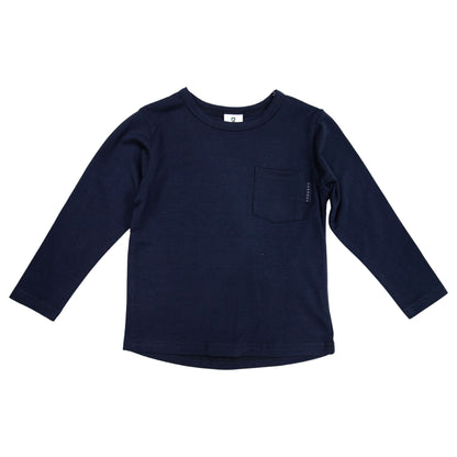 Korango - Cotton Pocket Long Sleeve Tee