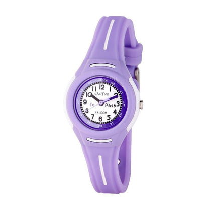 Cactus Watch - Petite - Time Teacher - Purple