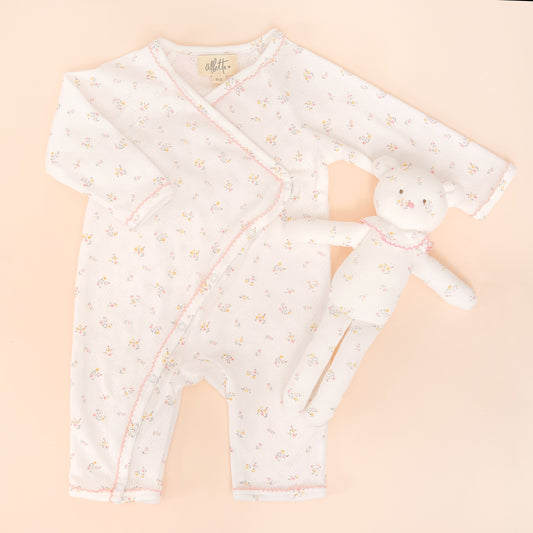 Albetta- Daisy Pointelle Babygrow