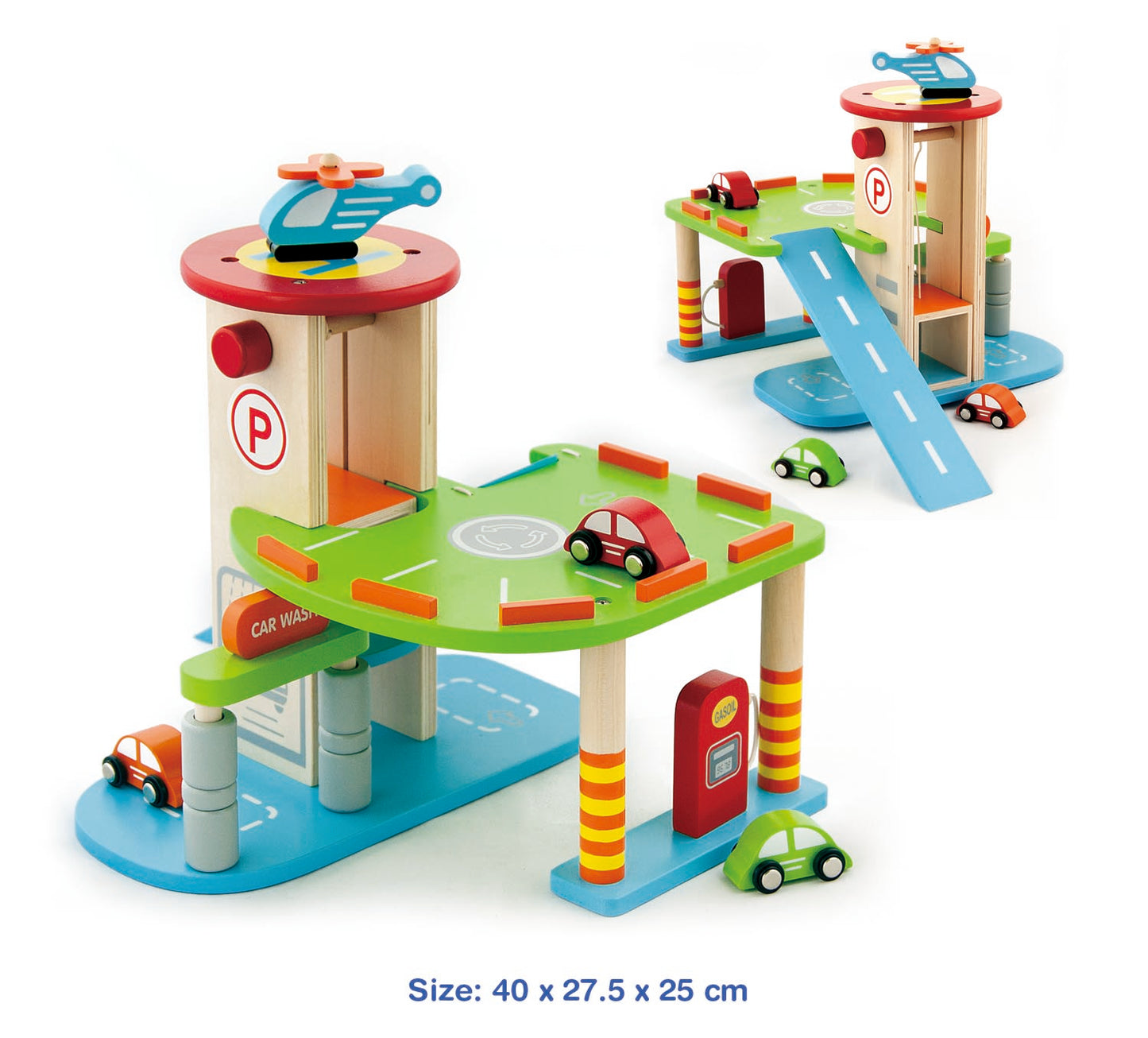 Viga - Wooden 2 Story Garage