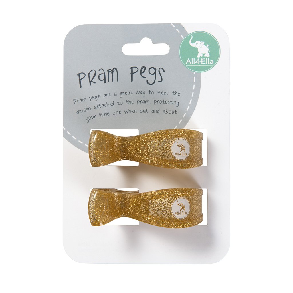 All4Ella - Pram Pegs - 2pk Assorted
