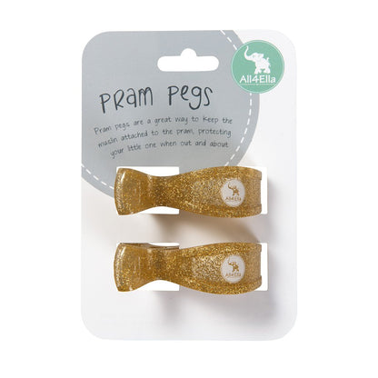 All4Ella - Pram Pegs - 2pk Assorted