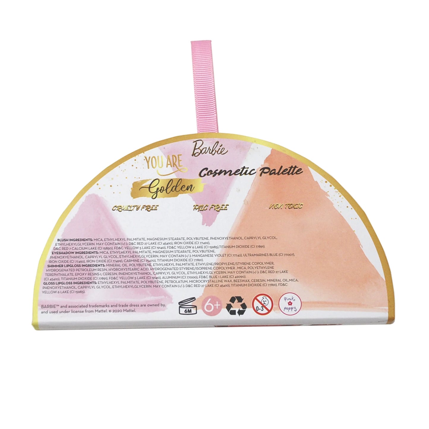 Pink Poppy - Barbie Golden Blush Cosmetic Palette