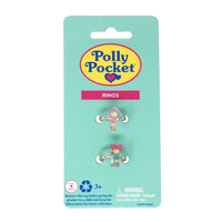 Polly Pocket 2pc Retro Ring Set