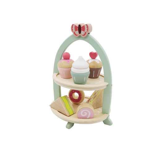Kaper Kidz - Wooden High Tea Stand Playset