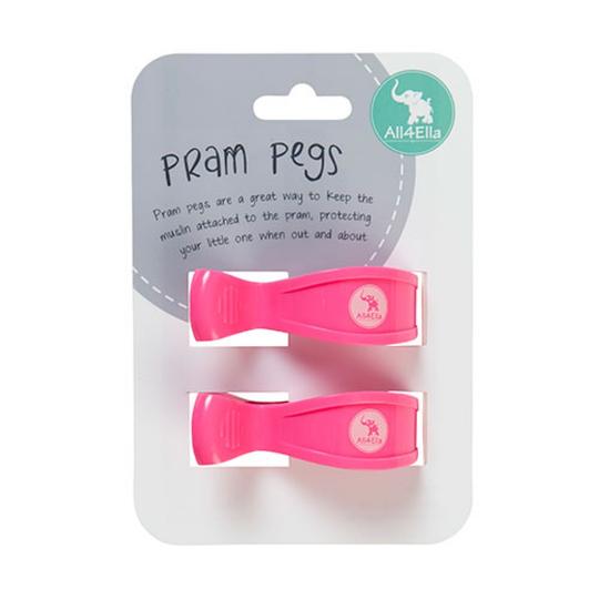 All4Ella - Pram Pegs - 2pk Assorted