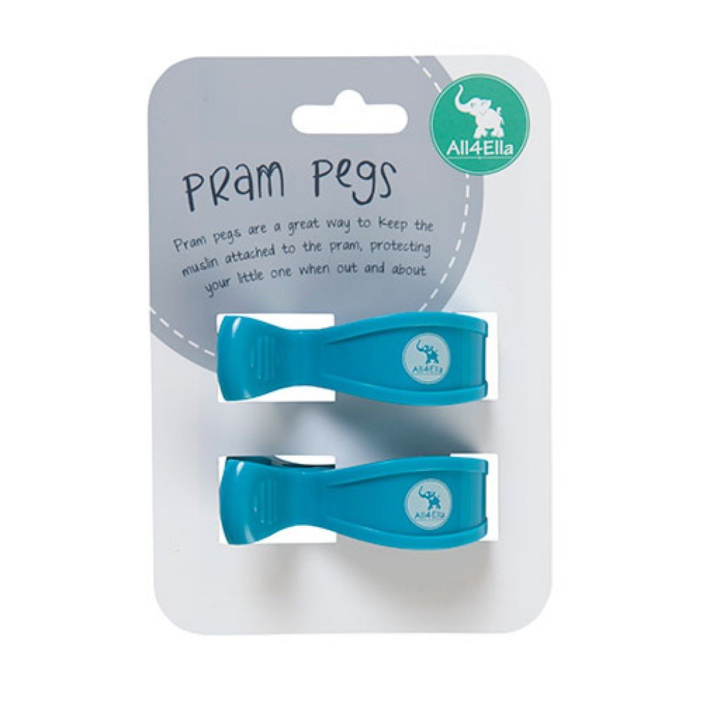All4Ella - Pram Pegs - 2pk Assorted