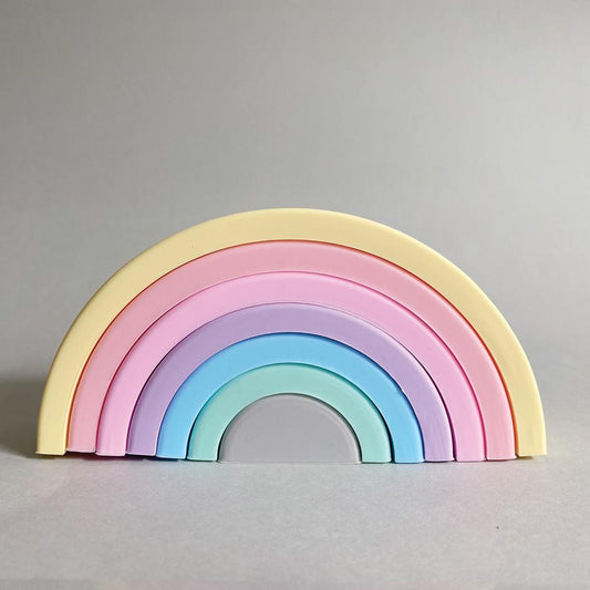 Milk Addict - Silicone 7 Stacking Rainbow - Pastel