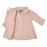 KORANGO - Pink Frill Overcoat