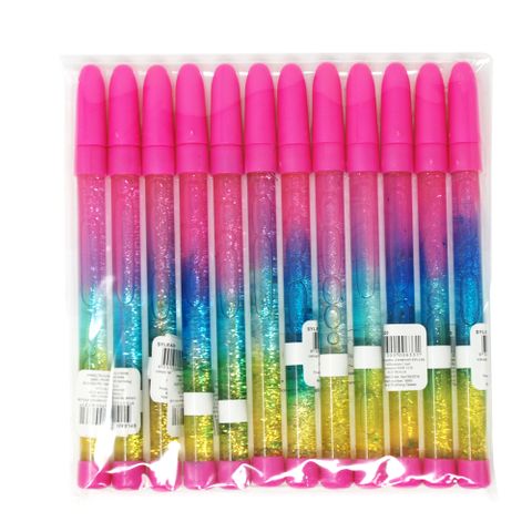 Pink Poppy - Rainbow glitter water pen