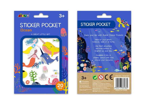 Avenir Sticker Pocket- Assorted