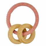Es Kids- Teether Silicone Wood Rings- Assorted