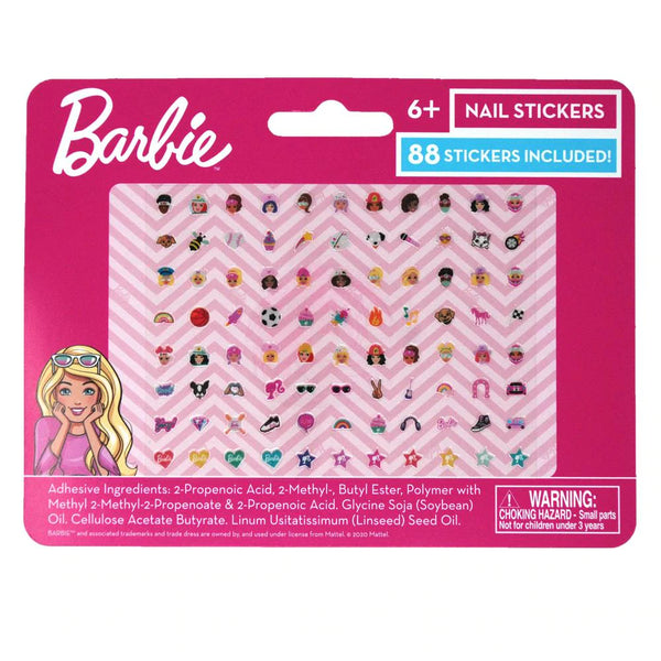 Pink Poppy -  Barbie Nail Stickers