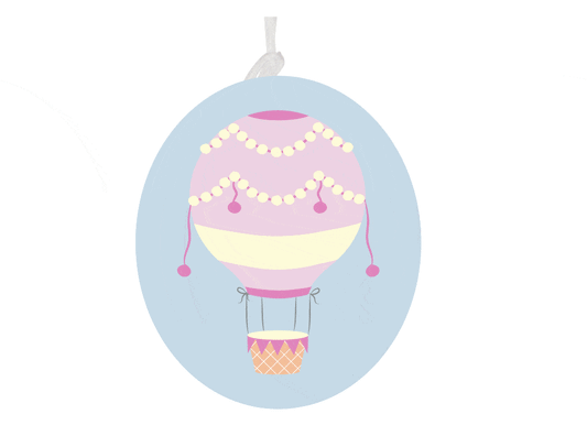 Bobble Art - Baggage Tag Air Balloon