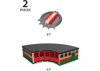 Brio - Grand Roundhouse, 3 pieces