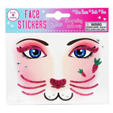 Pink Poppy - Face Sticker - Assorted