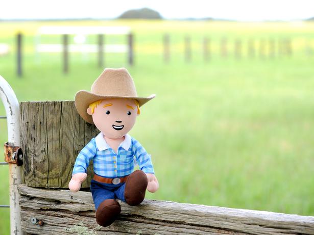 George The Farmer - George Doll, 35cm