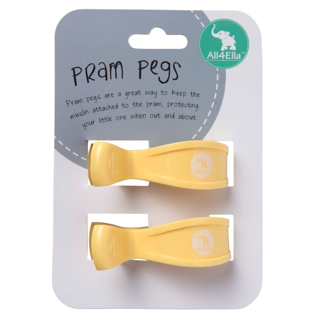 All4Ella - Pram Pegs - 2pk Assorted