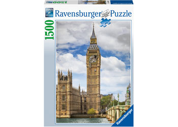 Ravensburger - Funny Cat on Big Ben 1500pc -  RB 16 009 9