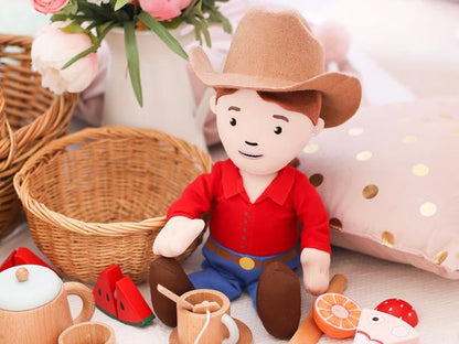 George The Farmer - Ruby Farmer Cuddle Doll Toy, 35cm