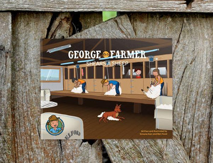 George the Farmer -  Shears a Sheep Book