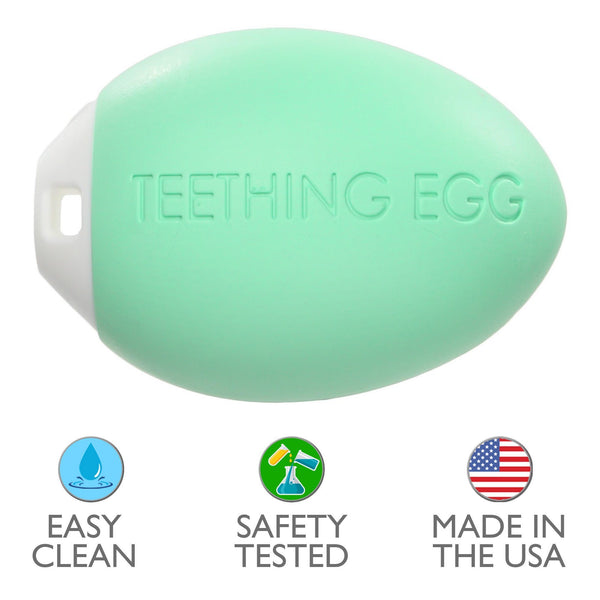 The Teething Egg with clip